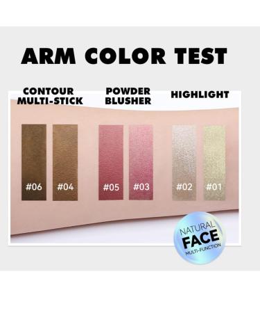 Shop Waterproof Contour Stick Highlight Stick & Blush Stick for Flawless 3D Facial Shaping - Long-Lasting Makeup (06#ESPRESSO) - International Shipping Available - Buy Online on GoSupps.com