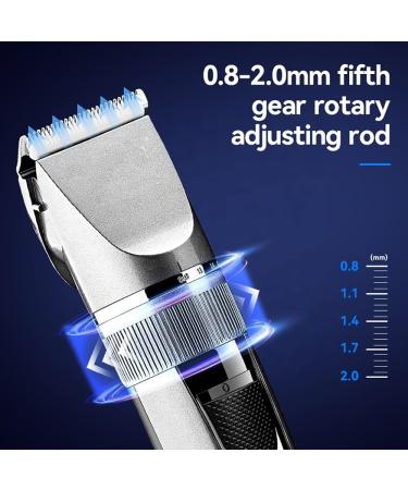 Professional Cordless Hair Clippers - Ceramic Blade Electric Hair Trimmer Grooming Kit with LED Display - Rechargeable & International Shipping - Buy Online on GoSupps.com