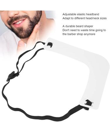 Agatige Beard Shaping Tool Neckline Shaper Beard Hairline Shaping Tool Beard Trimmer GuideTemplate for Men Hair Goatee and Neckline Shaving Beard Guide Shaping Tool - Buy Online on GoSupps.com
