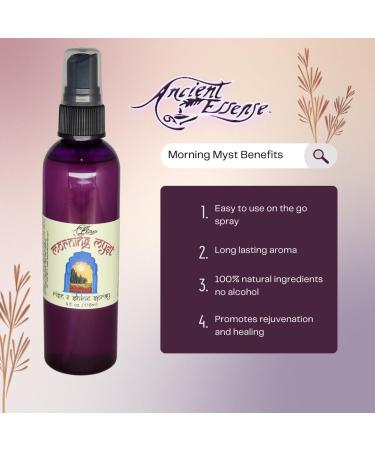Ancient Essence Morning Mist - Refreshing 4 oz Body Spray for All-Day Fragrance - Energizing Scent for Men and Women - Long-Lasting Formula - Made with Natural Ingredients - Buy Online on GoSupps.com