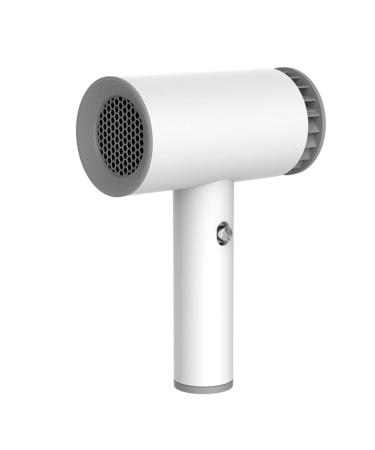 White Cordless Hair Dryer Portable Lightweight Blow Dryer Travel Hairdryer Blowdryer Rechargeable Hair Dryer for Home & Travel Only Cold Wind