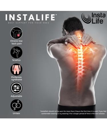 Instalife Acupressure System (2 Pieces) - Ergonomic Knee & Back Pain Relief | Sciatica & Joint Pain Treatment - Buy Online on GoSupps.com