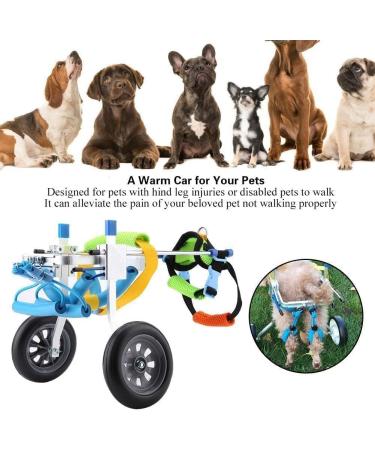 Dog Wheelchair Lightweight Dog Wheelchair for Back Legs Adjustable Pet Wheelchair Rehabilitation Walk Tool Pet Wheelchair Portable Large - Buy Online on GoSupps.com