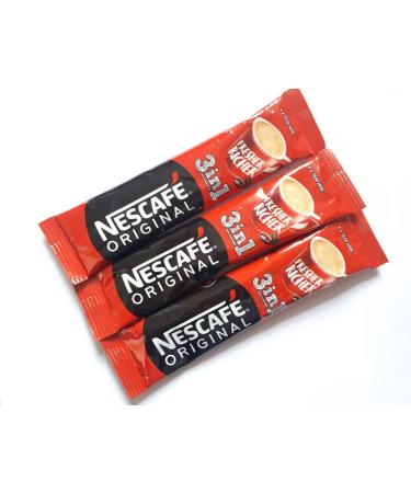 Nescafe 3in1 Original EU Made Instant Coffee Sachets - 200 Sachets, Long Expiry Date - Buy Online on GoSupps.com