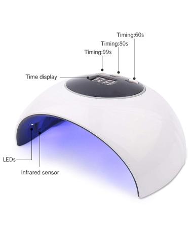 36W Nail Dryer Intelligent Timing Professional Nail Polish Curing Device for Salon Quality Manicures - Buy Online on GoSupps.com