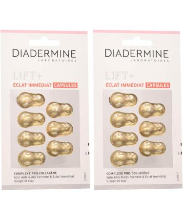 Diadermine - Lift+ - Anti-Wrinkle Capsules - Immediate Radiance Face - 4 ml - Pack of 2 - Buy Online on GoSupps.com