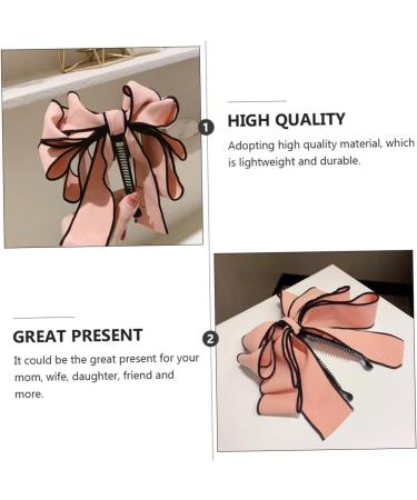 Beatifufu 1pc Bow Banana Clips Accesorios Para Attractive Hair Clip Hair Clickers Hair Barette Ponytail Holder No Tight-fitting Hair Clip Hairplop Hair Barrettes Purple Bracelet Jelly Fabric - Buy Online on GoSupps.com