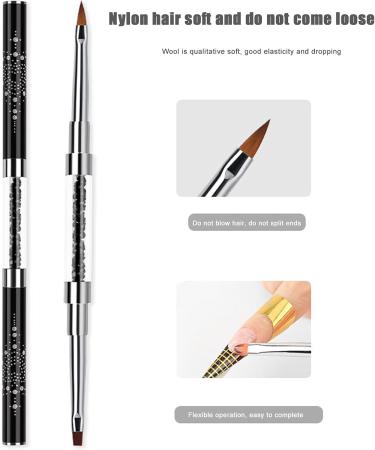 Sanwood Nail Pencil & Nail Art Brush - Double Head Strass Pen Holder for Cosmetics & DIY Nail Art - Buy Online on GoSupps.com