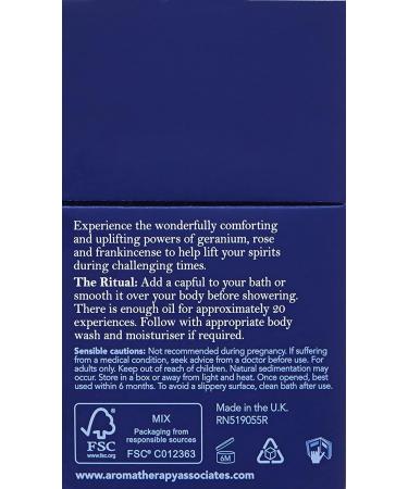 Aromatherapy Associates Support Equilibirum Bath & Shower Oil 55ml - Essential Oil Cleanser with Geranium Rose & Frankincense Frankincense Rose Geranium 55 ml (Pack of 1) - Buy Online on GoSupps.com