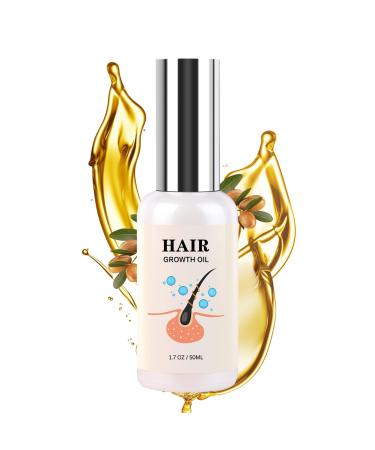 Hair Growth Serum - Rice Water for Thicker Longer Fuller Hair Hair Loss Treatment with Biotin Castor & Rosemary Oils for Women & Men 50ml