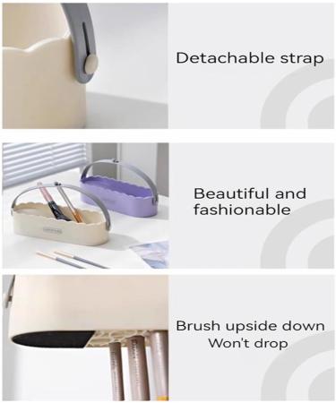 Premium Makeup Brush Cleaning Box - Silicone Tool for Gentle Washing & Drying | Essential for Powder Puff Care - Buy Online on GoSupps.com