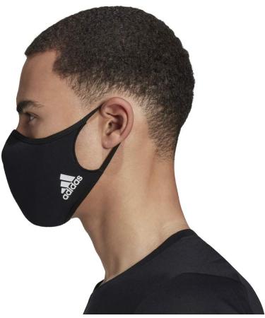 Buy adidas Unisex Face Cover Masks - Black (Pack of 3) | International Shipping Available! - Buy Online on GoSupps.com