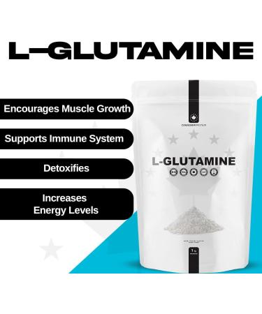 Canadian Protein L-Glutamine Muscle Recovery Amino Acid Powder | 200 Servings |Keto Friendly and Dairy Free Post Workout Recovery Shake - Buy Online on GoSupps.com