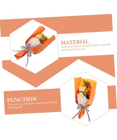 Beaupretty 3 Sets Rose Bouquet Box Wedding Decorations Soap Ornament Decor Dry Flowers for Decoration Bride Bouquet Decorative Rose Birthday Bouquet Bouquets Roses - Buy Online on GoSupps.com