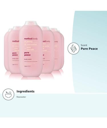 Method Pure Peace Body Wash 18 oz - Paraben & Phthalate Free (Pack of 6) - Buy Online on GoSupps.com