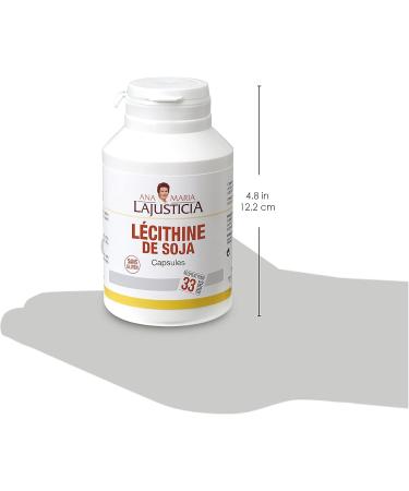 Ana Maria Lajusticia - Soy lecithin - 300 beads - Reduces blood cholesterol levels and improves memory. Suitable for vegans. - Buy Online on GoSupps.com