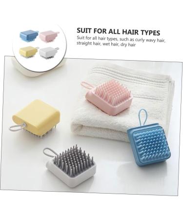Buy TOVINANNA 12 STK Massage Shampoo Brush - Silicone Scalp Scrubber & Bathing Device for Thick Hair - Best Hair Care Tool Online - Buy Online on GoSupps.com