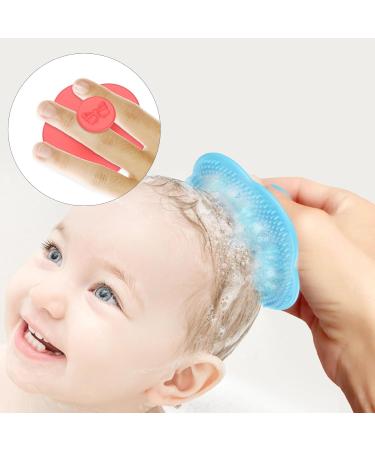 Qerich Baby Brush 2-Pack | Milk Scab Remover & Scalp Massage Brush for Newborns | Ultra Soft Silicone Hairbrush Set - Buy Online on GoSupps.com