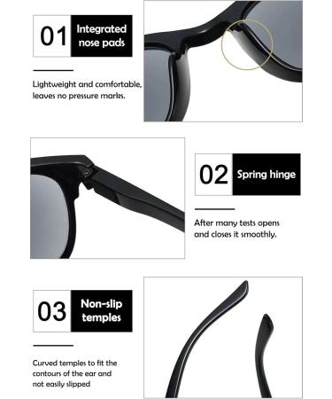 Koosufa Classic Reading Glasses with Blue Light Filter & Spring Hinge - Stylish Sun Readers for Men & Women - Various Strengths 1.0 to 4.0 - Perfect for Outdoor Reading - Buy Online on GoSupps.com