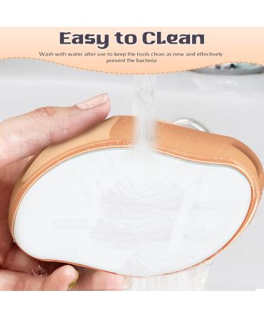 Nano Hair Remover Rubby Nano Hair Remover Stone Crystal Hair Remover Hair Removal Without Shaving Hair Smooth Skin Hair Removal Device for Leg Arm Back Women-Rose Gold - Buy Online on GoSupps.com