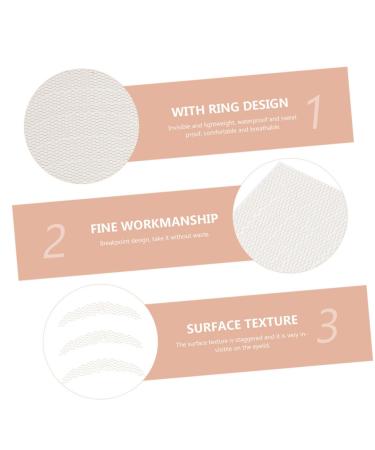 FOMIYES 32 Pcs Lace Double Eyelid Sticker Women Beauty Eyelid Sticker One Fold Eye Makeup Tool Mesh Post Net 2.8x0.4x0.1cmx2pcs Light Yellowx2pcs - Buy Online on GoSupps.com