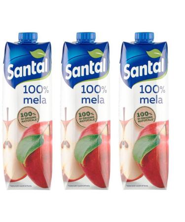 Parmalat Santal I Classici Fruit Juice Apple fruit juice 100% natural origin Tetrapack 1000 ml