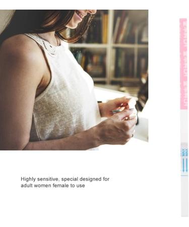 Pregnancy Test Strips 10pcs - Rapid & Accurate Adult Female Home Pregnancy Test Kit - Buy Online on GoSupps.com