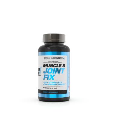 BPI Sports Muscle & Joint Fix - Mike O Hearn Titan Series - Muscle Recovery & Healthy Joint Support Supplement - All-Natural Turmeric White Peony & Collagen Capsules for Men & Women | 90 Capsules