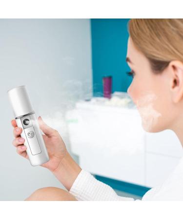 Face Steamer - Portable Cool Facial Mister for Face Hydrating | Nanoes Mister for Eyelash Extensions Handy Mister USB Rechargeable for Face Hydrating Daily Makeup Hondony L3-white - Buy Online on GoSupps.com