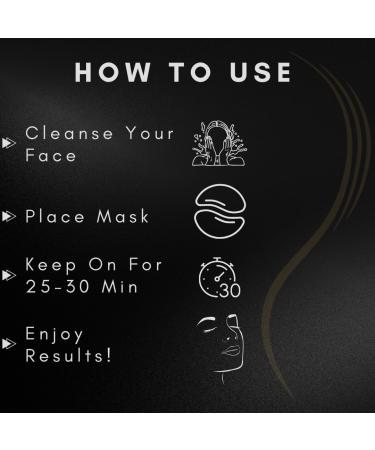 OMWAH Under Eye Mask | 24K Gold & Snail Mucin Hydrogel Patches for Dark Circles & Puffiness | 60 PCS - Beauty & Personal Care - Buy Online on GoSupps.com