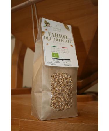 ORGANIC HULLED SPELLED ANCIENT CEREALS IN BEANS PRODUCTION IN ITALY PACK 4 PACKS OF 750 GRAMS - Buy Online on GoSupps.com