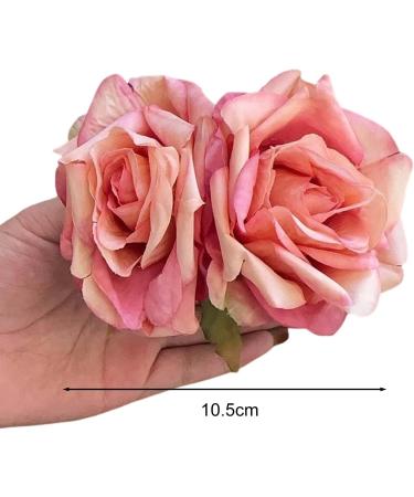 3D Rose Flower Decor Hair Claw Anti-slip Teeth Strong Grip Hair Clip Back Head Shower Large Hair Claw Hair Accessories - Buy Online on GoSupps.com