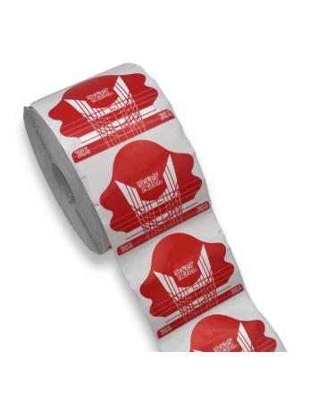500 Modelling Stencils Red-White Wide Short Square MS-51