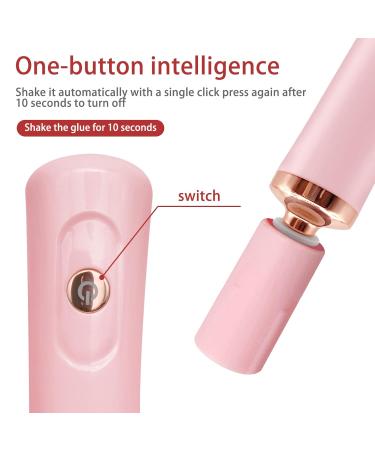 Buy Pink Electric Nail Lacquer Shaker | Handsfree Tool for Eyelash Extensions & Nail Polish | Time-Saving Glue Shaker - Buy Online on GoSupps.com