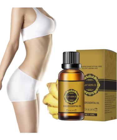 3 Pieces Abdominal Drainage Ginger Oil - Natural Lymphatic Massage Oil for Blood Circulation & Relaxation (10ml) - Buy Online on GoSupps.com
