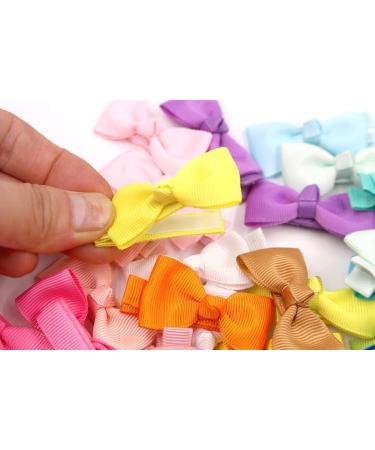40pcs 2 Baby Girls Hair Bows Alligator Clips - Grosgrain Ribbon Barrettes for Kids, Toddlers, Infants - Buy Online on GoSupps.com