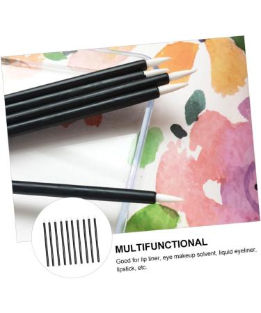 Angoily 100pcs Applicator Makeup Sticks Practical Eyeliner Head Fiber Brush Disposable Black Stickblack Eye 1 count (Pack of 1) Black - Buy Online on GoSupps.com