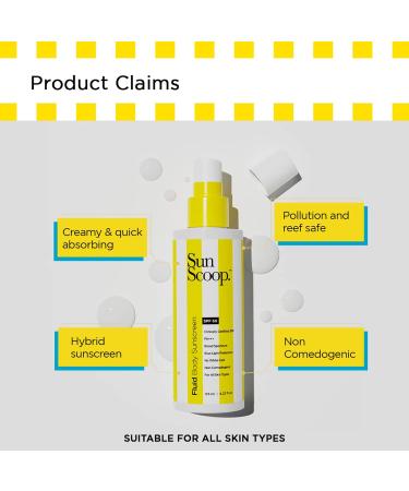 SunScoop Fluid Body Sunscreen Spray SPF 60 - UVA & UVB Protection - 125ml - Neutral - Buy Online on GoSupps.com