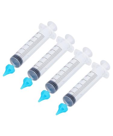 Ear Wax Flusher 4pcs Portable Soft Tip Ear Wax Syringe for