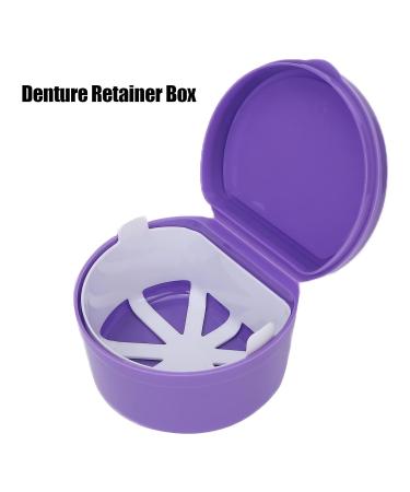 Press Storage Container - Sanitary Tooth Stop Box for Jewelry Pacifiers & Artificial Teeth | Food Quality Violet - Buy Online on GoSupps.com
