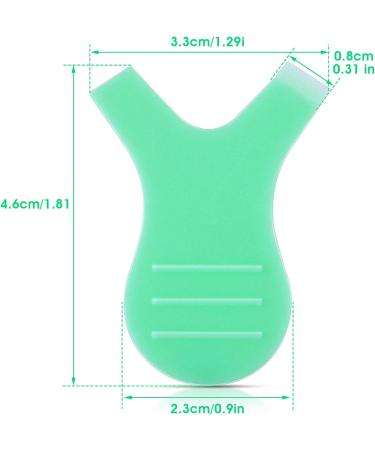 Sibba Mini Y Shape Eyelash Brush Comb 50 Pieces Transparent Silicone Grafting Eyelashes Lift Separator for Lash Perm Rods Extension Cleanup Supplies eyelash comb - Buy Online on GoSupps.com