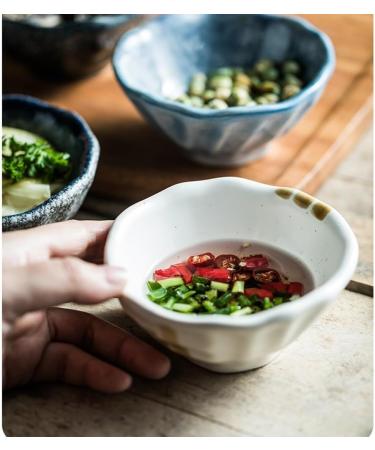 Fruit Bowl Snack Containers Ceramic Creative Snacks Fruit Side Dishes Seasoning Dishes Home Sauce Sauce Soy Sauce Vinegar Vinegar Dipping Dish Breakfast Bowls - Buy Online on GoSupps.com