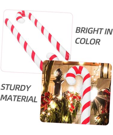 CAXUSD 10pcs Inflatable Crutches Candy Cane Funny Toys Xmas Cane Balloon Pencil Candy Boxes Joke Pvc - Buy Online on GoSupps.com