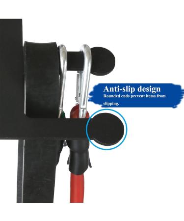 Shakven Resistance Rack Band Storage Hanger - Storage Rack For Home Gym - Multi-Purpose Storage Rack Home Gym Storage Fishbone Design For Foam Rollers Chains Weight Belts Tools - Buy Online on GoSupps.com