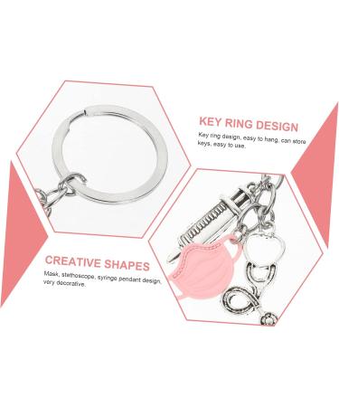 VALICLUD 4pcs Stethoscope Keychain Set | Decorative Keychains & Backpack Pendants for Women | Metal Alloy Keyring for Car Keys - Buy Online on GoSupps.com