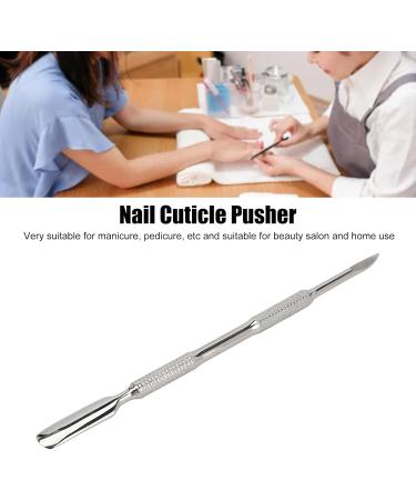 Dual Head Cuticle Pusher Stainless Steel Cuticle Pusher Nail Pedicure Tool for Dead Skin Callus Removal - Buy Online on GoSupps.com