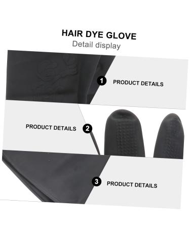 minkissy 9 Pairs hair dye shampoo gloves disposable tool belts for men gloves for hair dye Reusable Gloves for Hair Coloring barber gloves hair shampoo gloves non-slip particles supplies - Buy Online on GoSupps.com