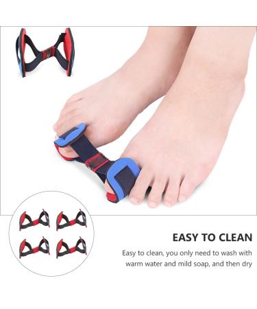 4pcs Healifty Stretchy Toe Alignment Straps for Hallux Valgus & Bunion Pain Relief - Buy Online on GoSupps.com