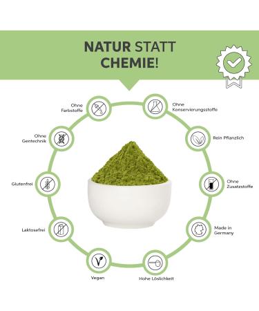 Organic Barley Grass Powder 1000g | Pure & Additive-Free | DE-KO-007 | German Cultivation - Buy Online on GoSupps.com