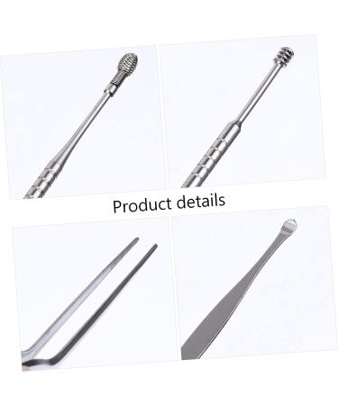 Ear Cleaner Set: Metal Ear Pick, Tweezers, Spatula, Handheld Scope - Ear Wax Remover Kit - Buy Online on GoSupps.com